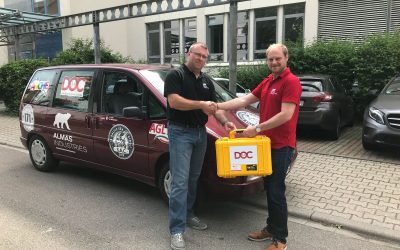 Charity Rallye mit Almas Industries als Hauptsponsor